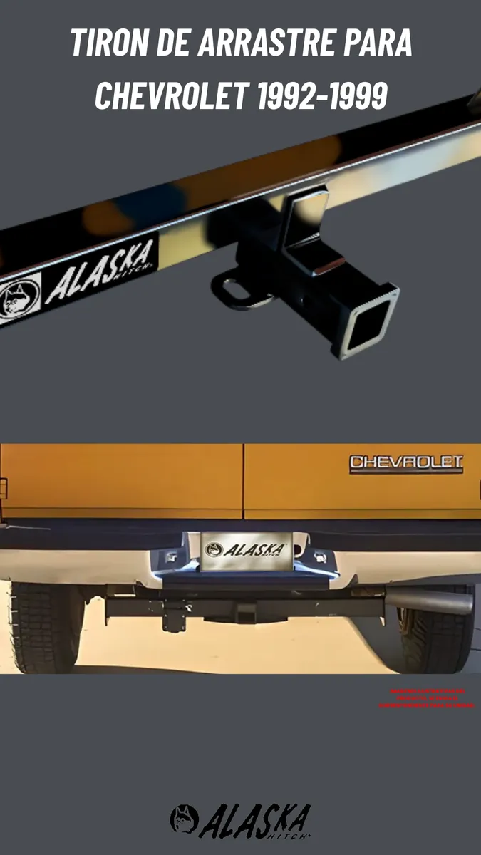 Tirón De Enganche Suburban Silverado 1992-1999 Negro - Image 2