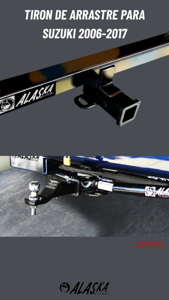 Tirón Jalón De Arrastre Suzuki Grand Vitara 2006-2017 Negro - Image 2