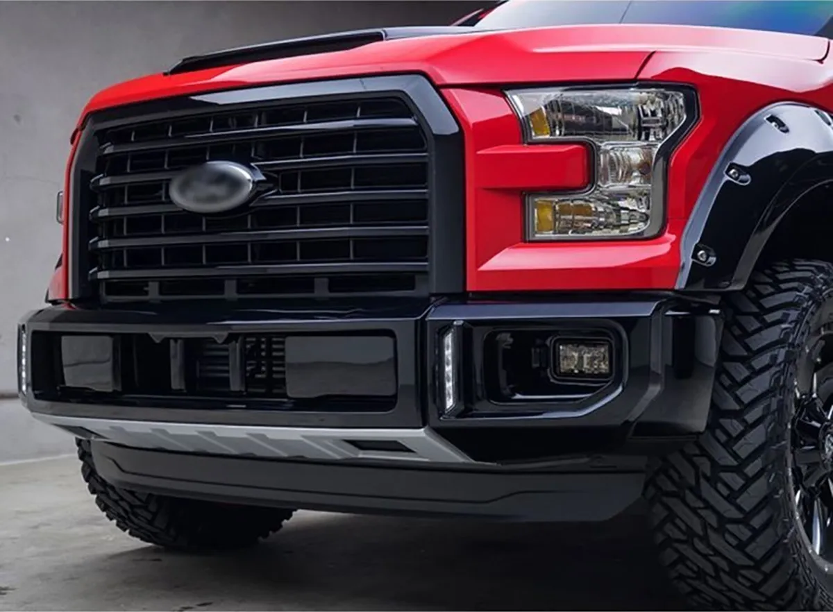 Bumper Delantero Con Led Airdesign Ford F150 2015-2017 Drl - Image 2