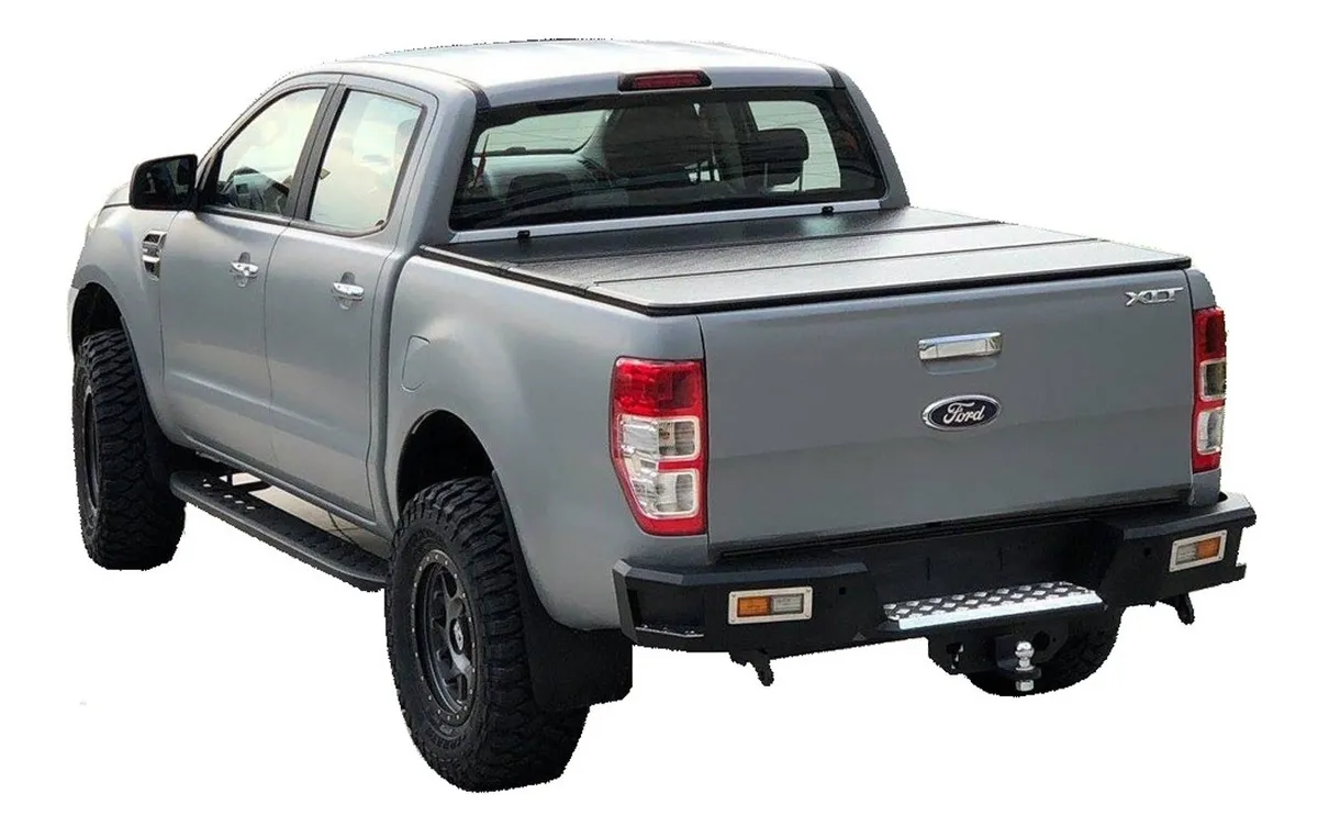 Tapa De Batea 3 Secciones Aluminio Ford Ranger 2013 2022 - Image 2