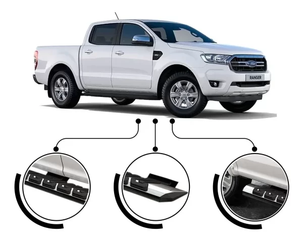 Estribo Escalón Ram 1500 2009-2018 Cromo Serie 900 D.c.