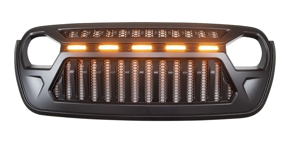 Parrilla Angry Led Jl Jeep Wrangler 2019/2020 Enojado Diente - Image 2