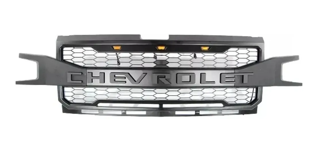Parrilla Frontal Luz Led Cheyenne Silverado 1500 2019 - 2020 - Image 2