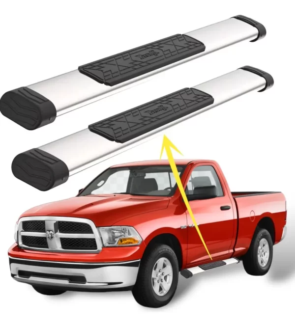 Estribos Bronx Dodge Ram Cabina Sencilla 2009 - 2019 Cromo