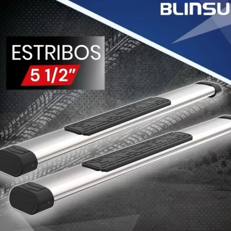 Estribos Bronx Toyota Hilux Cabina Sencilla 2013-2015 Cromo - Image 2