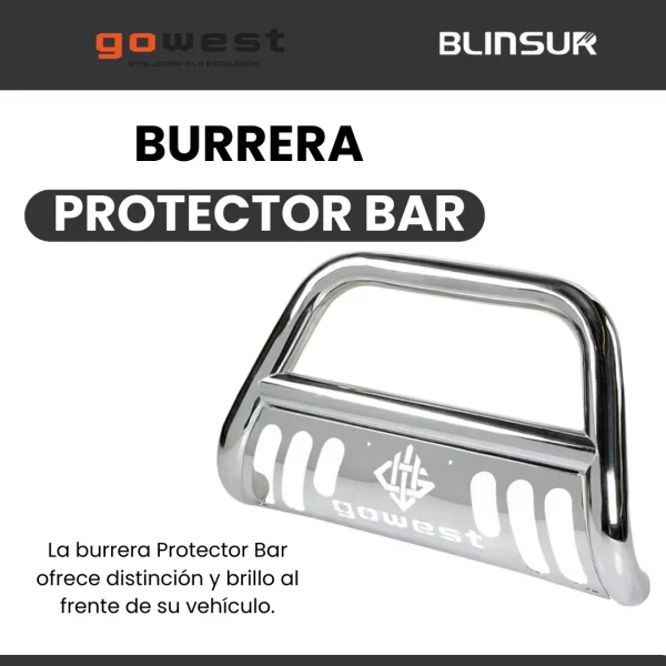 Tumba Burros Protector Bar Mitsubishi L200 16-19 Inox
