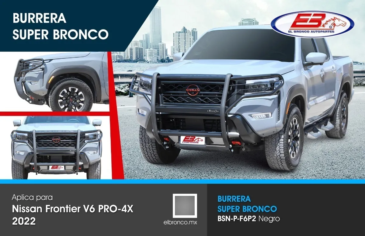 Burrera Nissan Frontier Pro4x V6 2022 Super Bronco - Image 2