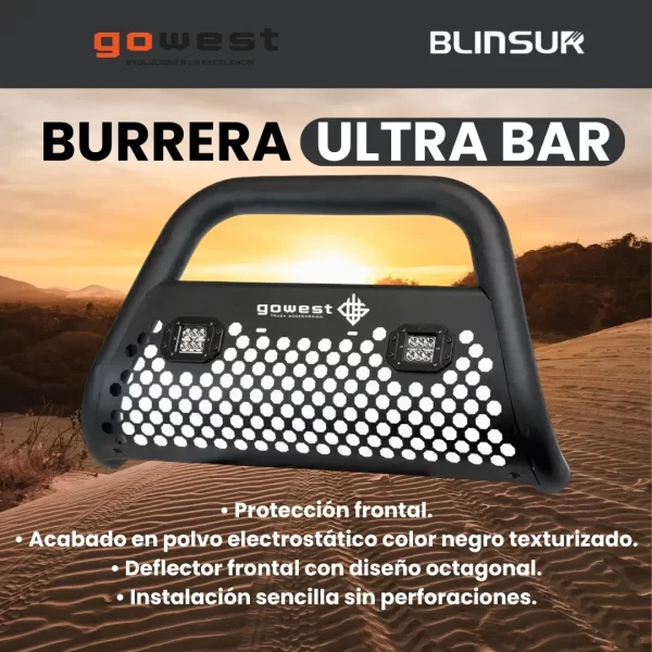 Burrera Ultra Bar 2 Faros Toyota Tacoma 1995 - 2004