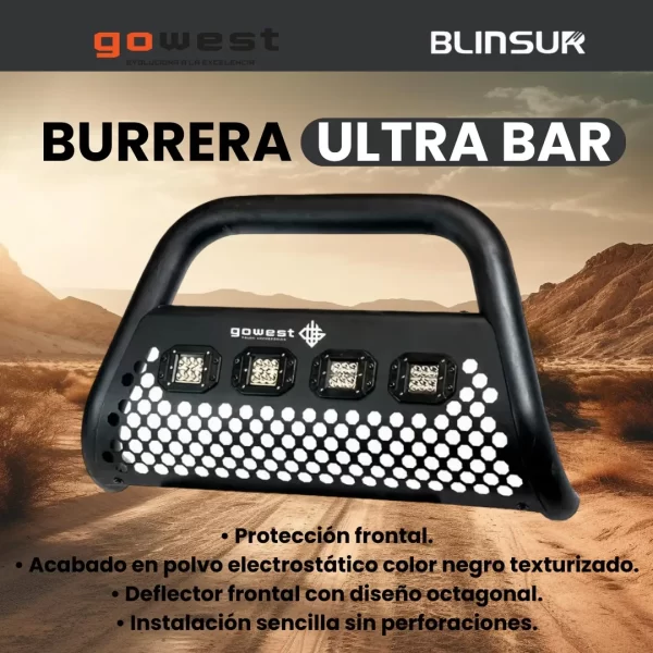 Centro De Burrera Ultra Bar Toyota Tacoma 2005-2015 4 Faros
