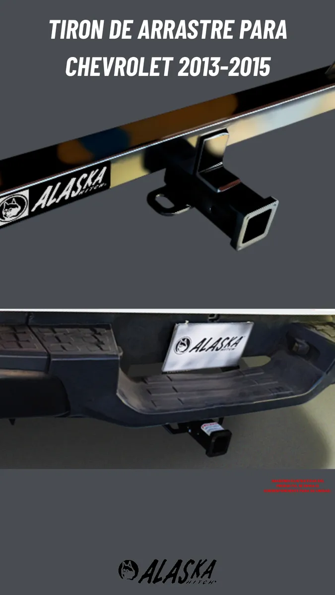 Tirón De Enganche Chevrolet Colorado 2013-2015 Negro - Image 2