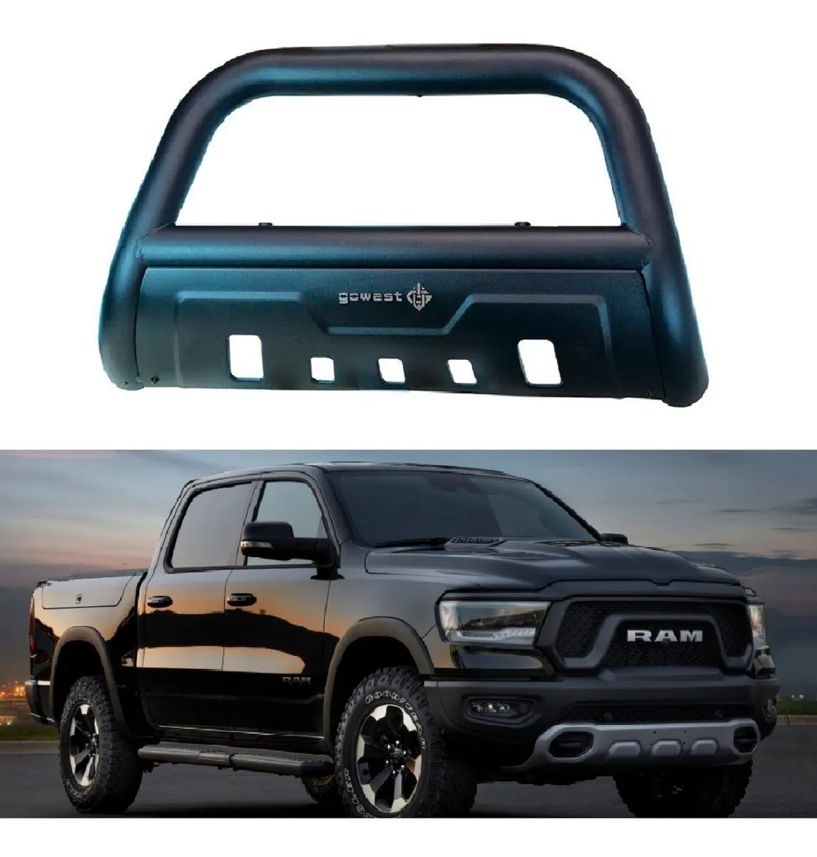 Burrera Max Bar Ram 1500 Y 2500 Classic 2009 - 2023 Pintada - Image 2
