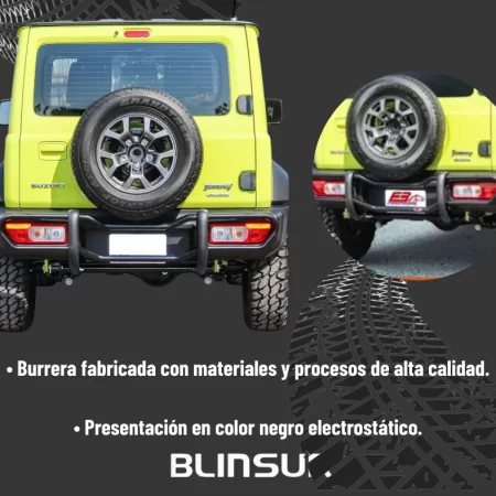 Burrera Bumper Trasero Bronx Suzuki Jimny 2021 Negro - Image 2