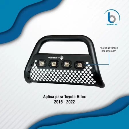 Burrera Ultra Bar Jac Frison T6 2020-2023 4 Faros Off Road - Image 2