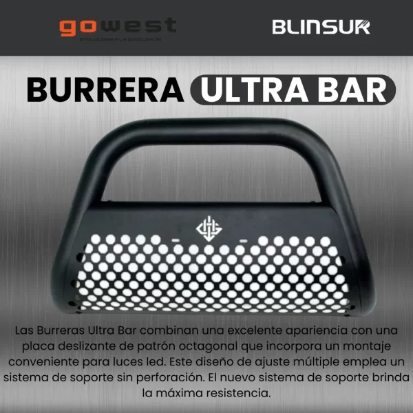 Burrera Ultra Bar Texturizada Para Toyota Tacoma 2016 - 2023