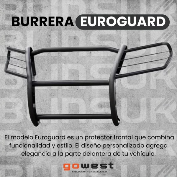Burrera Euroguard Negra Para Mitsubishi L200 2008 - 2015