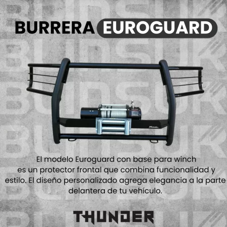 Burrera Con Base Para Winch Dodge Ram 1500/2500 2016 - 2024+ - Image 2