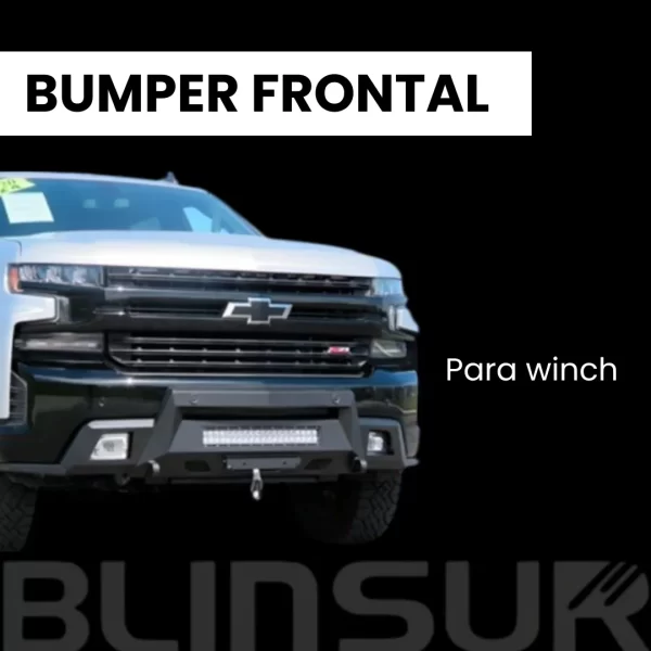 Bumper Delantero Para Winch Chev Silverado 1500 2022-2024