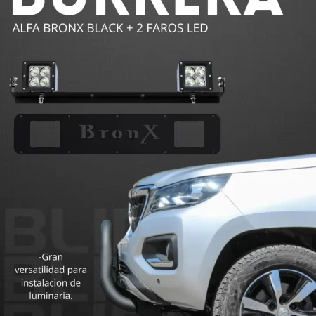 Burrera Black Para Chevrolet Colorado 2013 - 2015 + 2 Faros - Image 2