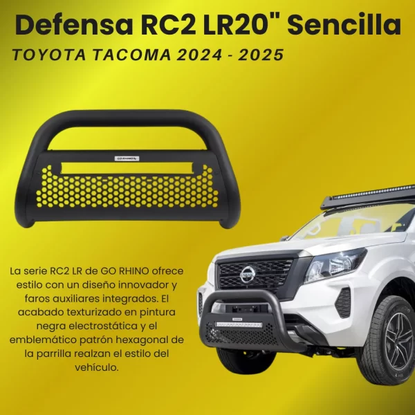 Burrera Defensa Rc2 Lr20  Para Tacoma 2024 Al 2025 Realtruck