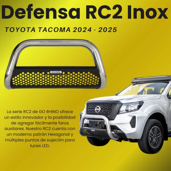 Burrera Defensa Rc2 Inox Para Tacoma 2024 Al 2025 Realtruck