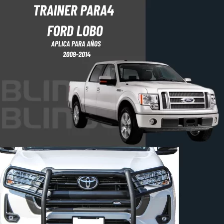 Burrera Defensa Cubre Faros Ford Lobo 2009 Al 2014 - Image 2