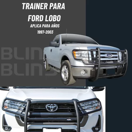 Burrera Defensa Cubre Faros Ford Lobo 1997-2003 - Image 2