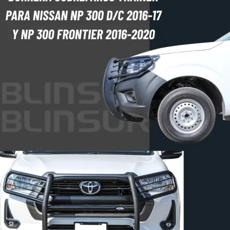 Burrera Defensa Cubre Faros Np300 16-17 / Frontier 2016-2020 - Image 2