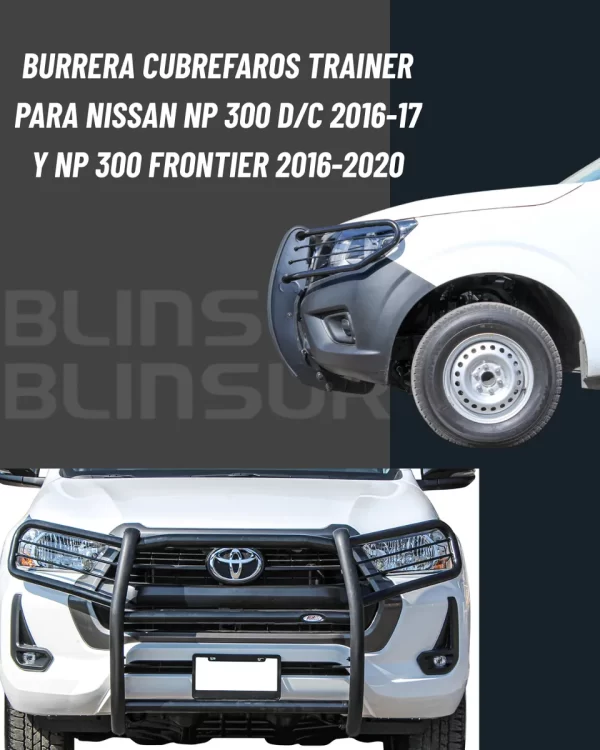 Burrera Defensa Cubre Faros Np300 16-17 / Frontier 2016-2020