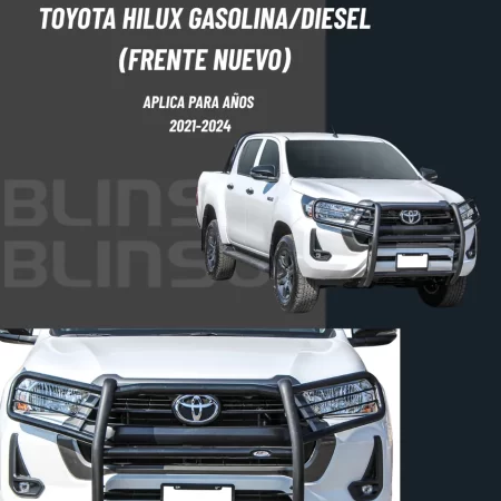 Burrera Defensa Cubre Faros Hilux Gasolina/diesel 21-24 - Image 2