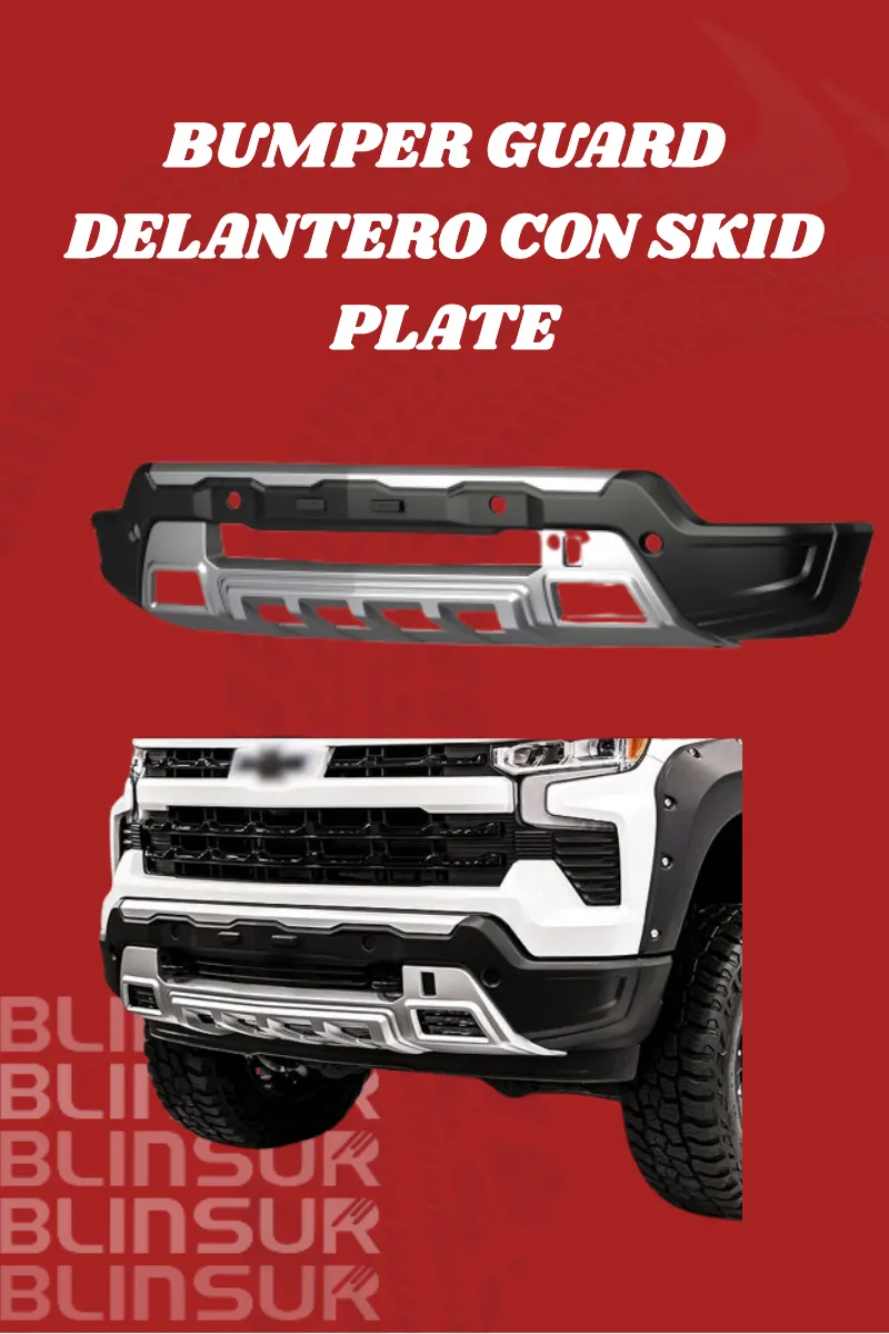 Bumper Delantero Con Skid Plate Silverado 1500 2022-2025 - Image 2