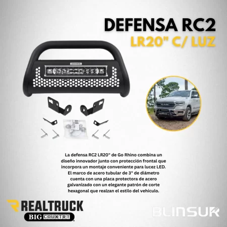 Burrera Defensa Rc2 Lr20  C/luz S10 Max 2021 - 2025 - Image 2