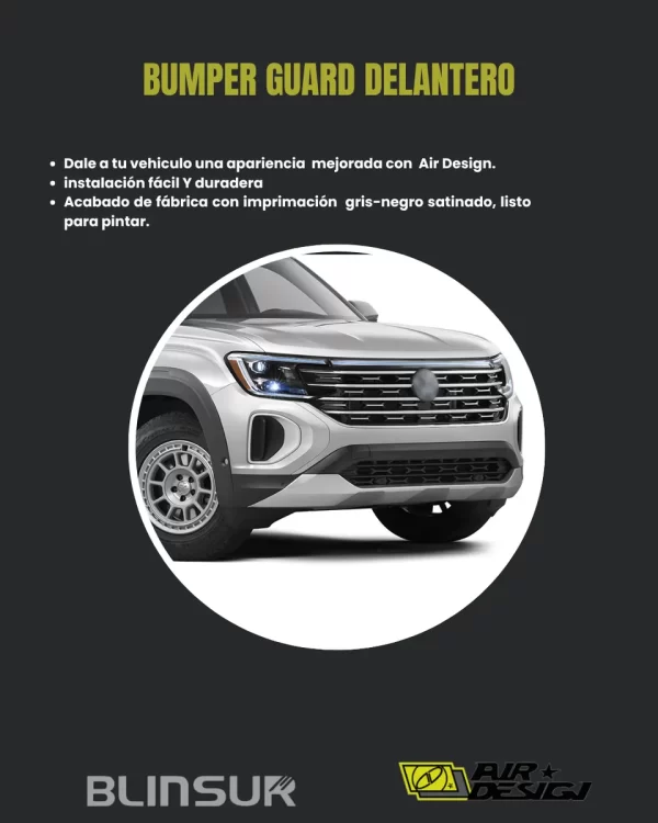 Bumper Guard Delantero Atlas Pa2 /cross Sport 2024 2025