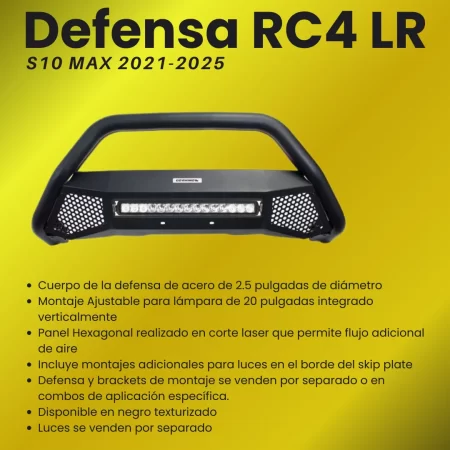 Defensa Rc4 Lr C/ Luz P/ S10 Max 2021-2025 - Image 2