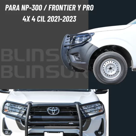 Burrera Defensa Cubre Faros Np-300-frontier Pro4x 4cil 22-23 - Image 2