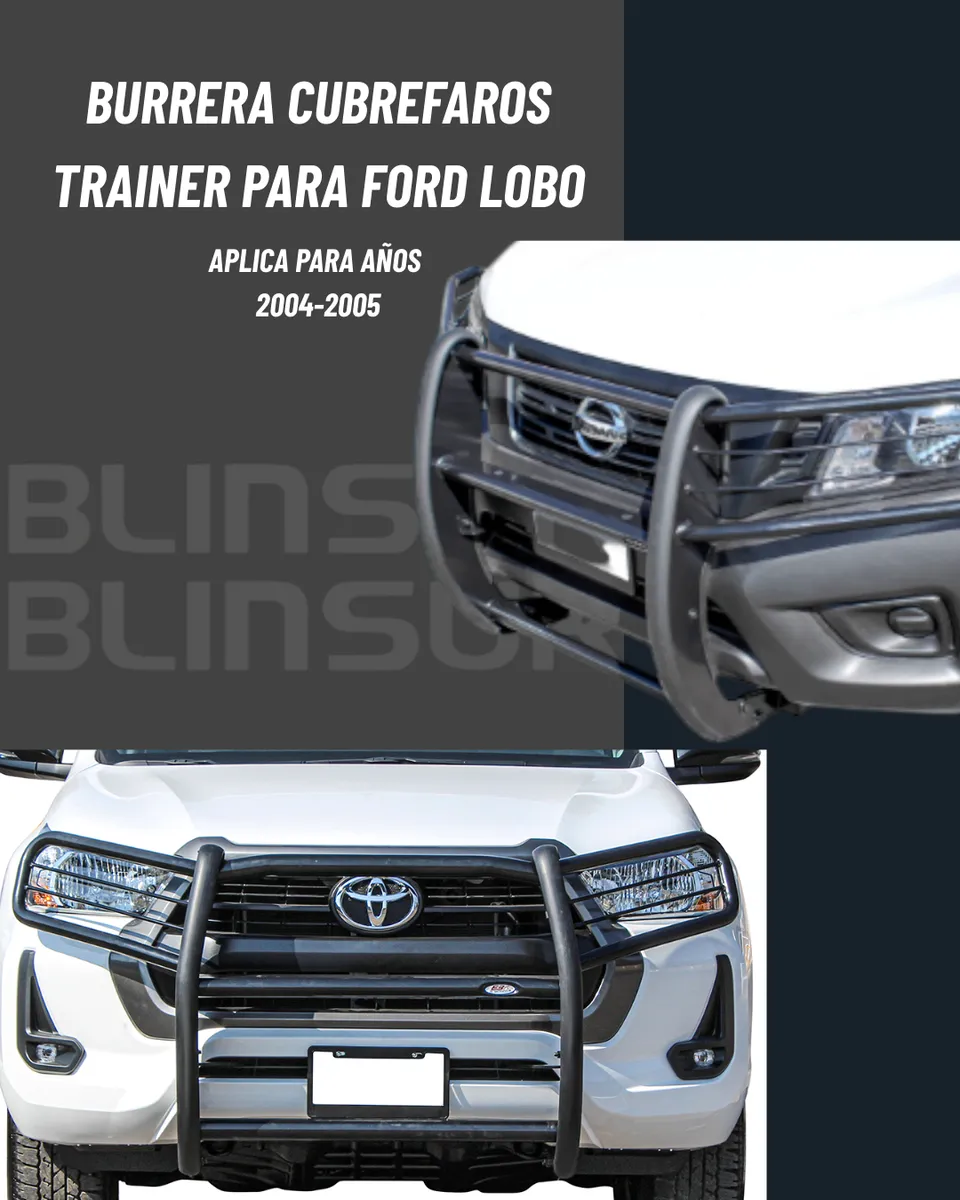 Burrera Defensa Cubre Faros Ford Lobo 2004-2005 - Image 2