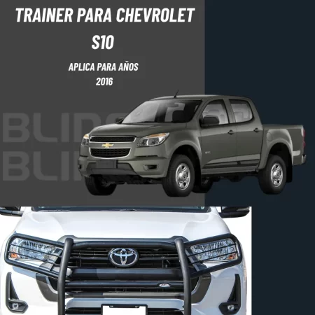 Burrera Defensa Cubre Faros Chevrolet S10 - 2016 - Image 2