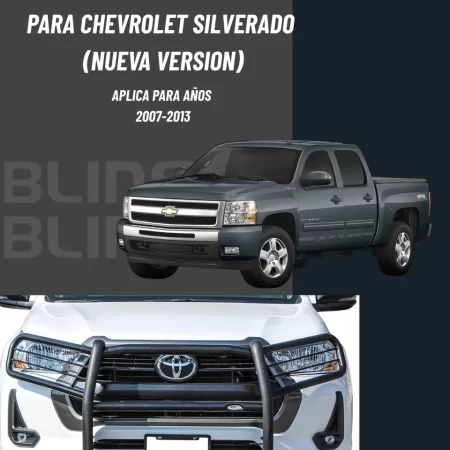 Burrera Defensa Cubre Faros Chevrolet Silverado 2007-2013 - Image 2
