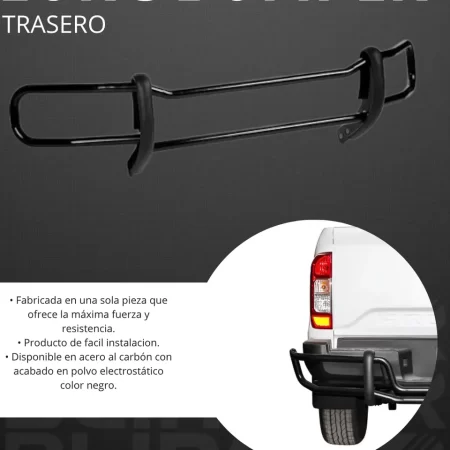 Burrera Bumper Trasero P/ Nissan Np300 Frontier 2021 - 2024 - Image 2