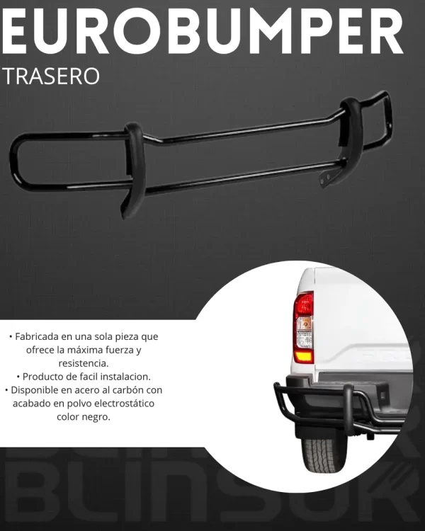 Burrera Bumper Trasero P/ Nissan Np300 Frontier 2021 - 2024