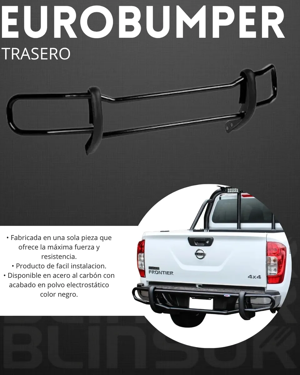 Burrera Bumper Trasero P/ Nissan Np300 Frontier 2016 - 2020 - Image 2