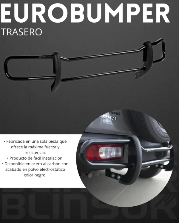 Burrera Bumper Trasero Para Suzuki Jimny 2021 - 2024