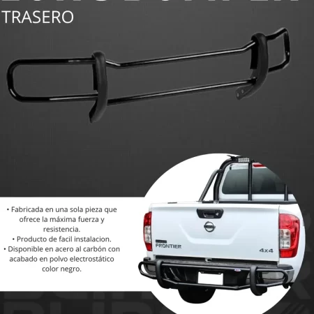 Burrera Bumper Trasero Nissan Np300 Frontier 2016 - 2020 - Image 2