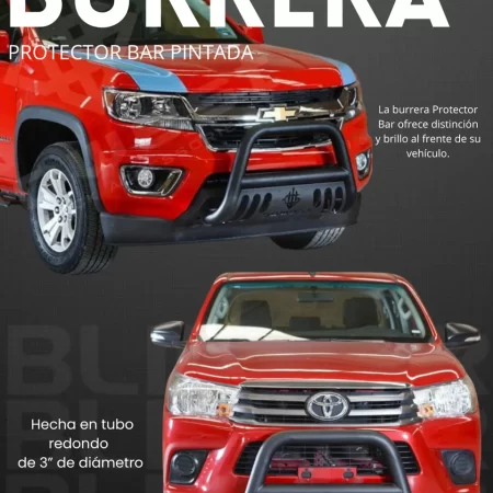Burrera Protector Bar Negra Para Ford Ranger 2023 - 2025 - Image 2