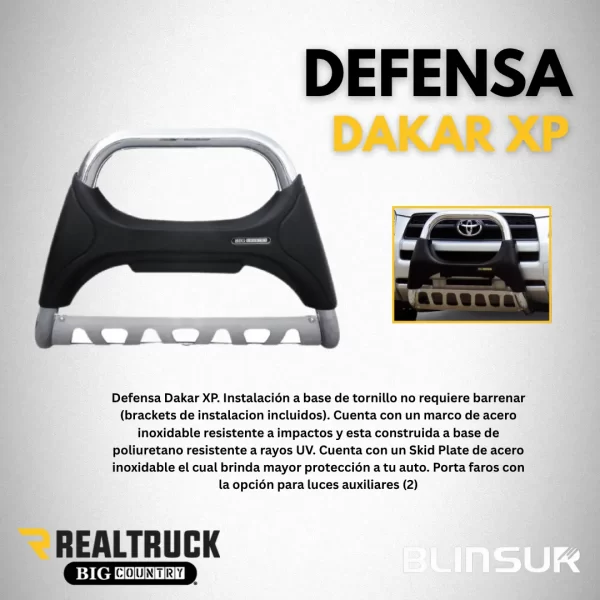 Burrera Defensa Dakar Xp Toyota Hilux 2012 - 2015