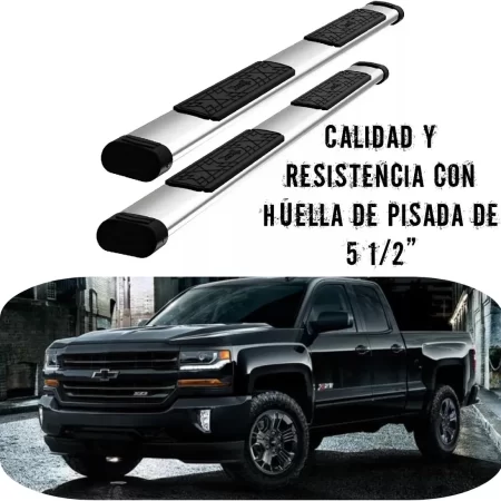 Estribos Bronx Chevrolet Silverado 2016 Cabina Y Media - Image 2