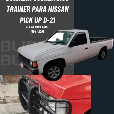 Burrera Defensa Delantera Nissan Pick Up D-21  1994 - 2008 - Image 2