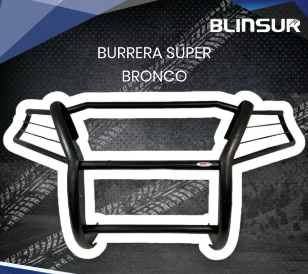 Burrera  Chevrolet Colorado 2016-2020 Negro Super Bronco