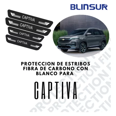 Sticker Protección De Estribos Puertas Chevrolet Captiva - Image 2