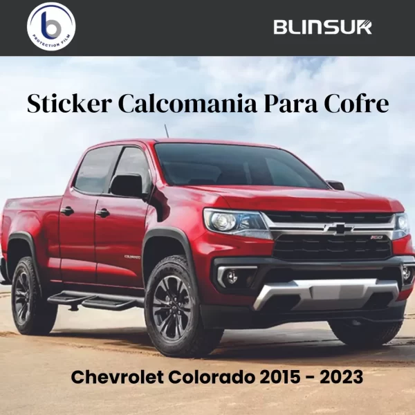 Calcomanía Para Cofre Compatible Con Chevrolet Colorado