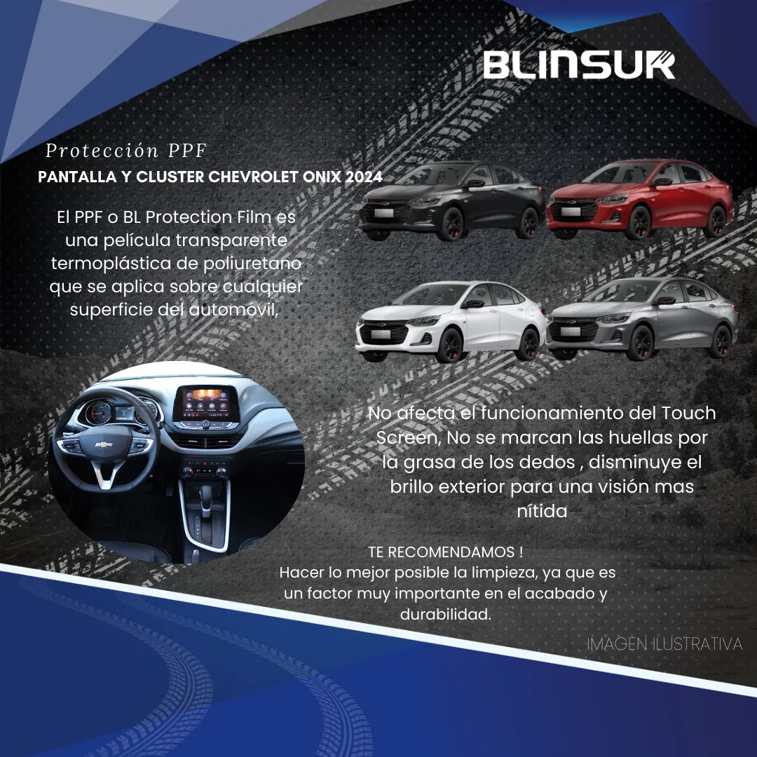 Protector Pantalla Y Clúster Chevrolet Ónix 2024 - Image 2